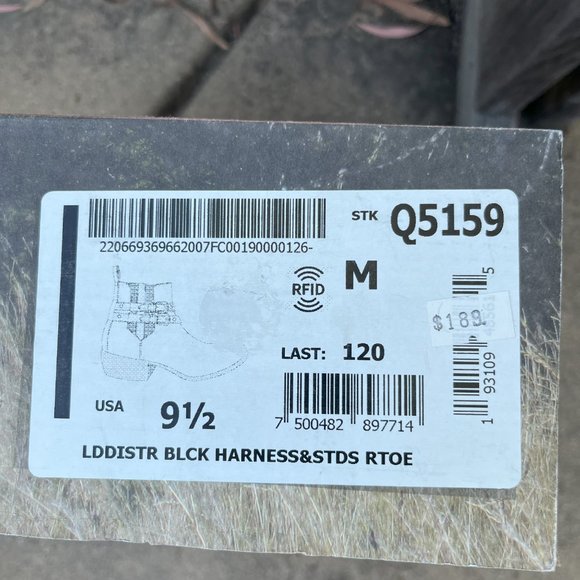 Circle G New, Never Worn, Western Style Leather Booties, Size 9.5 - Picture 12 of 12